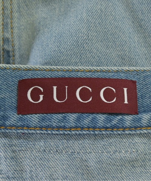 GUCCI（グッチ）デニムパンツ 青 サイズ:28(L位) レディース/2200710290120