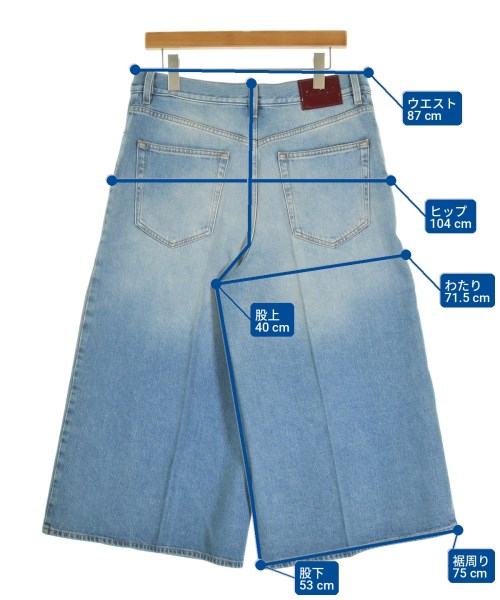 GUCCI（グッチ）デニムパンツ 青 サイズ:28(L位) レディース/2200710290120