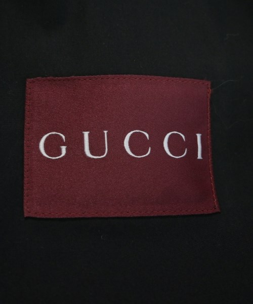 GUCCI（グッチ）ステンカラーコート 黒 サイズ:48(L位) メンズ/2200710818027