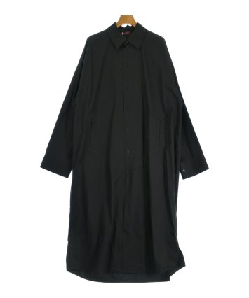 ★グッチGUCCI ブラックコート★ GUCCI（グッチ）ステンカラーコート 黒 サイズ:48(L位) メンズ