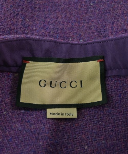 GUCCI（グッチ）ひざ丈スカート 紫 サイズ:36(XS位) レディース/2200711160163