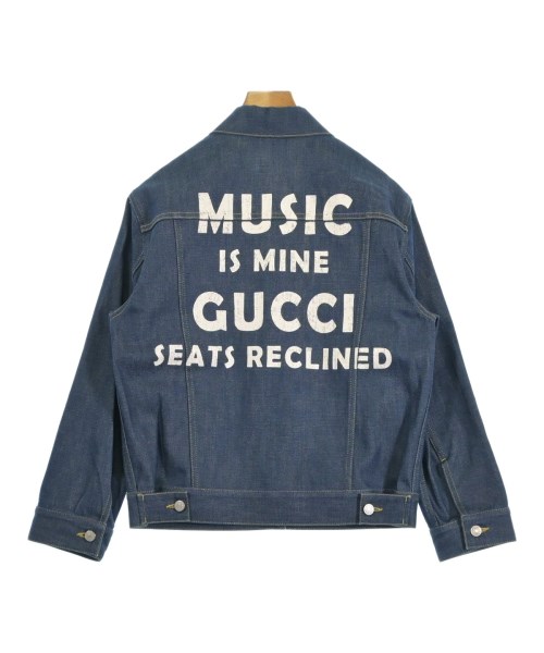 GUCCI（グッチ）デニムジャケット 紺 サイズ:38(S位) レディース/2200708483039