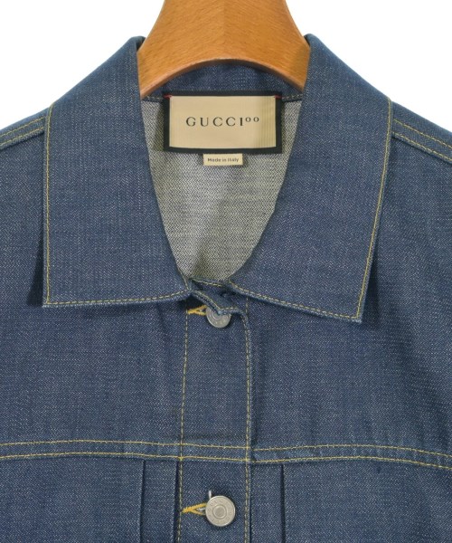 GUCCI（グッチ）デニムジャケット 紺 サイズ:38(S位) レディース/2200708483039