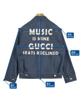 GUCCI（グッチ）デニムジャケット 紺 サイズ:38(S位) レディース/2200708483039