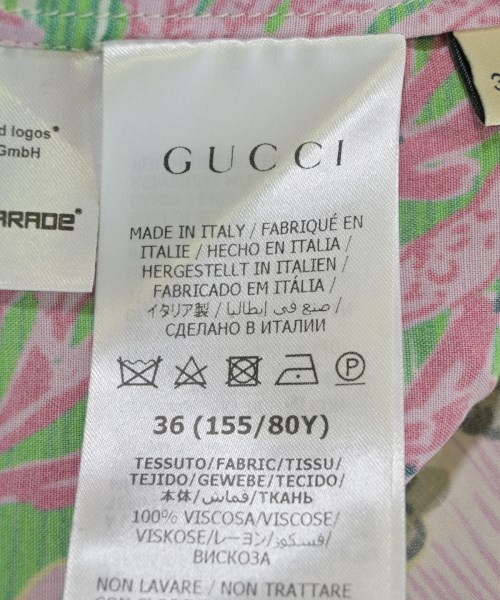 GUCCI（グッチ）カジュアルシャツ 緑 サイズ:36(XS位) レディース/2200708483152