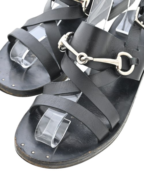 GUCCI（グッチ）サンダル 黒 サイズ:EU36 1/2(23cm位) レディース/2200710436184