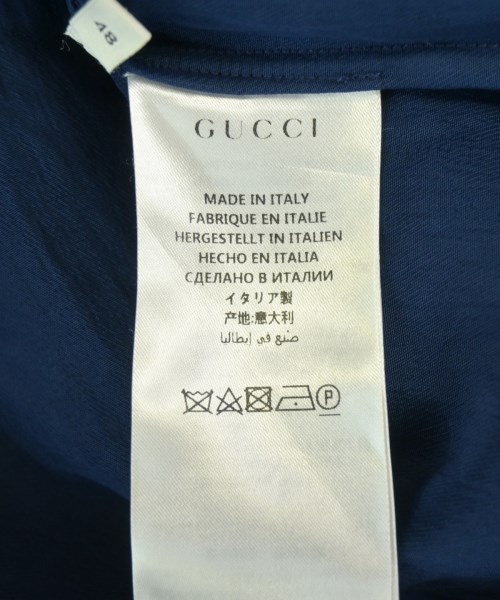 GUCCI（グッチ）カジュアルシャツ 紺 サイズ:48(L位) メンズ/2200711475083