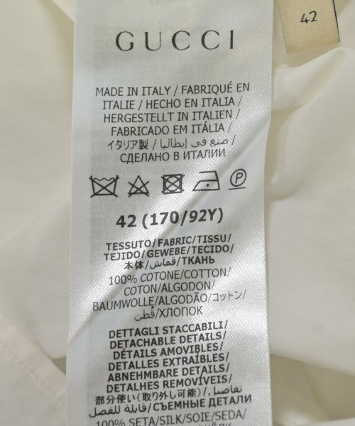 GUCCI（グッチ）ブラウス 白 サイズ:42(M位) レディース/2200711613072