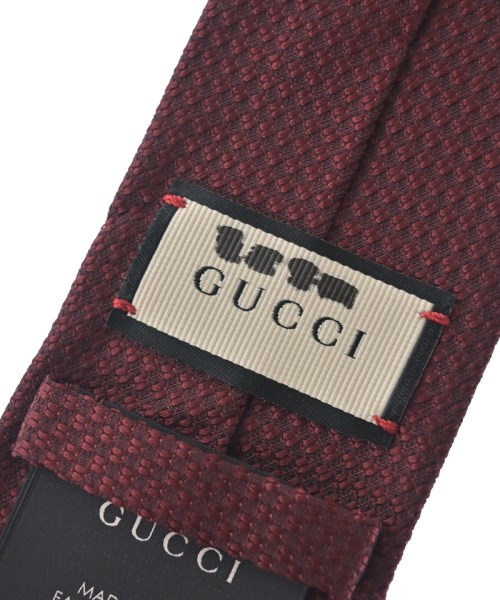GUCCI（グッチ）ネクタイ 赤 サイズ:- メンズ/2200711651050