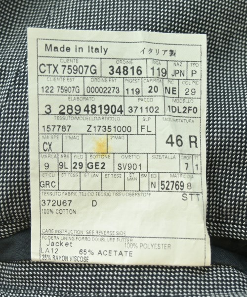 GUCCI（グッチ）テーラードジャケット グレー サイズ:46(M位) メンズ/2200713028072