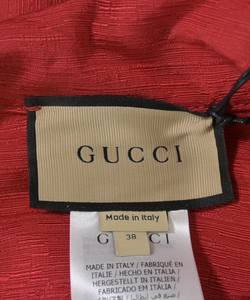 GUCCI（グッチ）ブラウス 赤 サイズ:38(S位) レディース/2200713279023