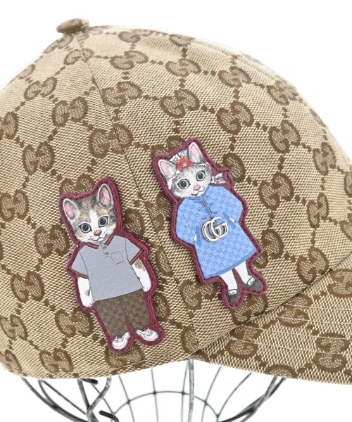 GUCCI（グッチ）キャップ ベージュ サイズ:57 メンズ/2200713539042