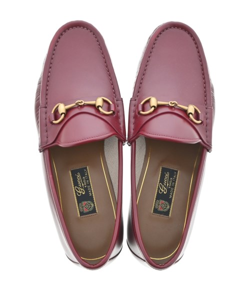 GUCCI（グッチ）ビジネス・ドレスシューズ 赤 サイズ:UK8 1/2(27cm位) メンズ/2200713539059
