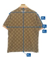 GUCCI（グッチ）ポロシャツ ベージュ サイズ:S メンズ/2200713890051