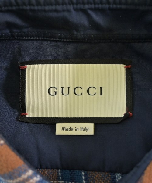 GUCCI（グッチ）カジュアルシャツ 青 サイズ:38(S位) メンズ/2200714640020