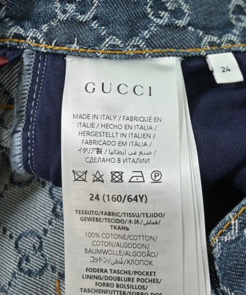 GUCCI（グッチ）ショートパンツ 青 サイズ:24(S位) レディース/2200715285039