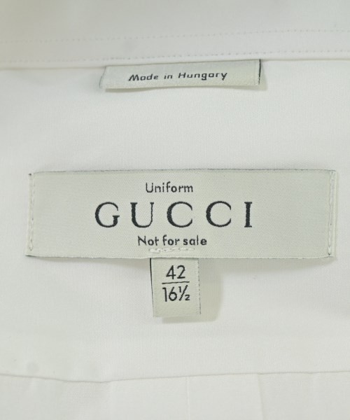 GUCCI（グッチ）カジュアルシャツ 白 サイズ:42(XXL位) メンズ/2200715285053