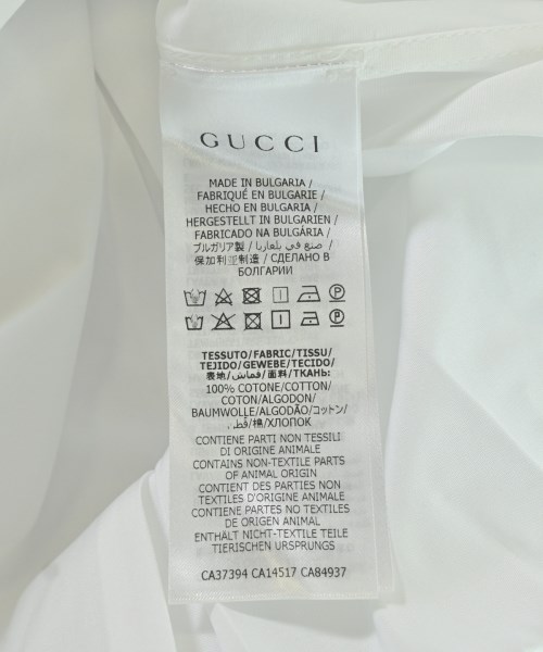GUCCI（グッチ）カジュアルシャツ 白 サイズ:41(XL位) メンズ/2200715285077