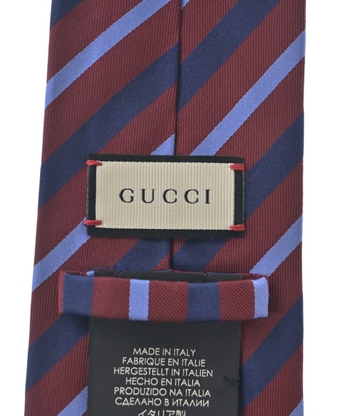 GUCCI（グッチ）ネクタイ 赤 サイズ:- メンズ/2200715330067