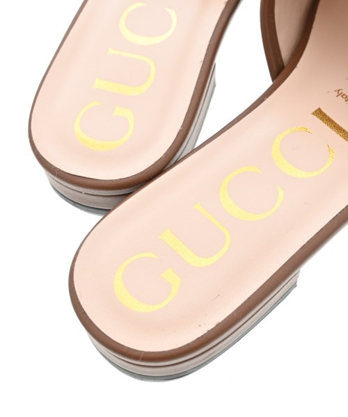 GUCCI（グッチ）サンダル 紺 サイズ:EU38(24.5cm位) レディース/2200715237137