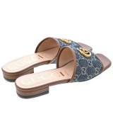 GUCCI（グッチ）サンダル 紺 サイズ:EU38(24.5cm位) レディース/2200715237137
