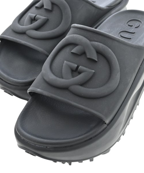GUCCI（グッチ）サンダル 黒 サイズ:EU39(25.5cm位) レディース/2200715536100
