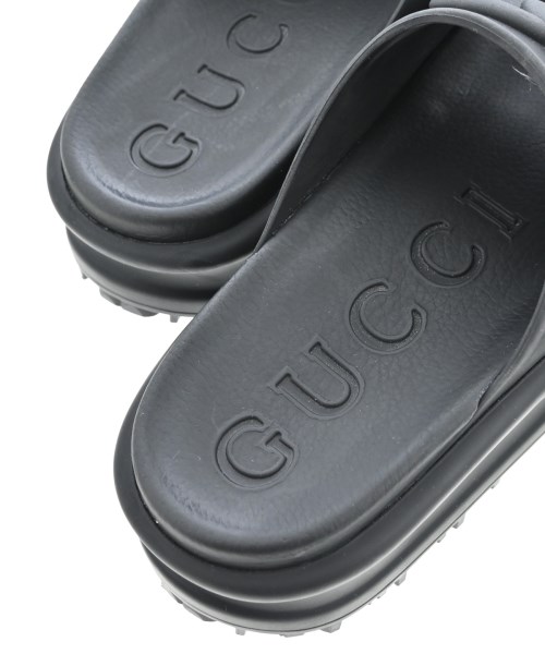 GUCCI（グッチ）サンダル 黒 サイズ:EU39(25.5cm位) レディース/2200715536100