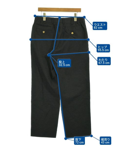 GUCCI（グッチ）スラックス 黒 サイズ:50(XL位) メンズ/2200715802274