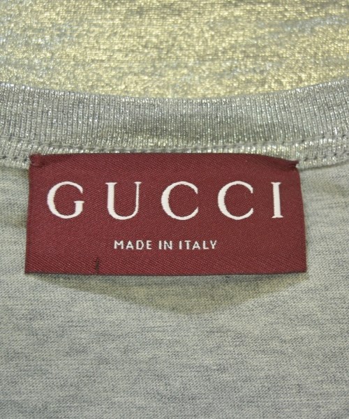 GUCCI（グッチ）Tシャツ・カットソー シルバー サイズ:S レディース/2200715951019