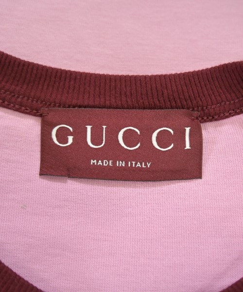 GUCCI（グッチ）Tシャツ・カットソー ピンク サイズ:S レディース/2200715951033