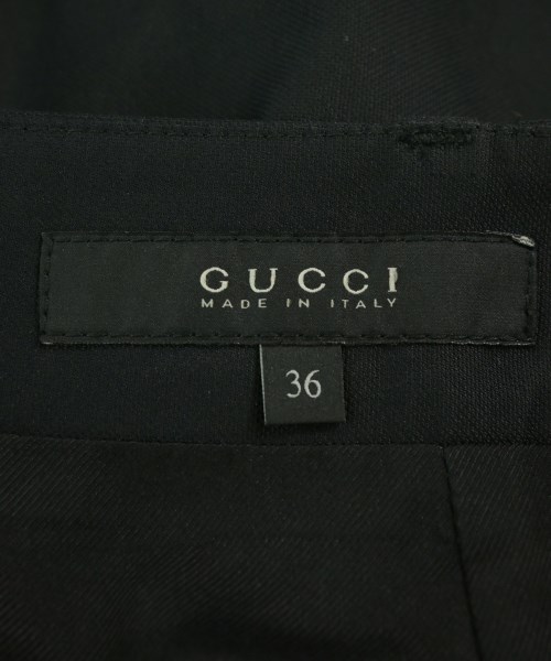 GUCCI（グッチ）ひざ丈スカート 黒 サイズ:36(XS位) レディース/2200713456042
