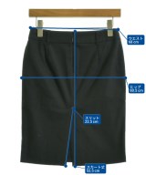 GUCCI（グッチ）ひざ丈スカート 黒 サイズ:36(XS位) レディース/2200713456042