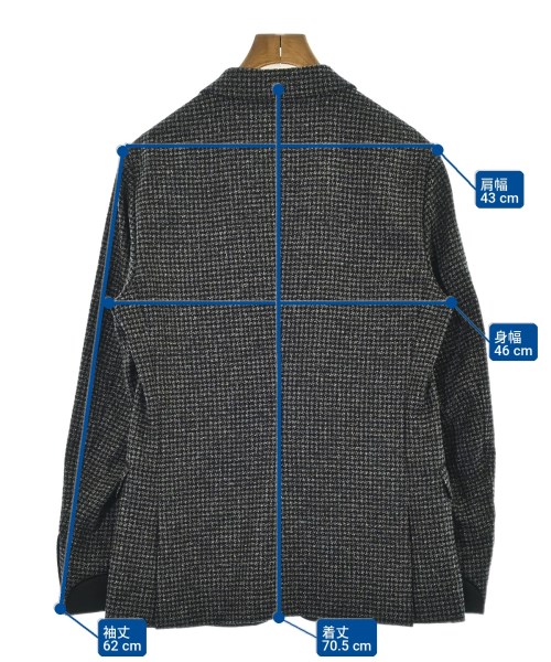 GUCCI（グッチ）テーラードジャケット 黒 サイズ:46(M位) メンズ/2200716107033