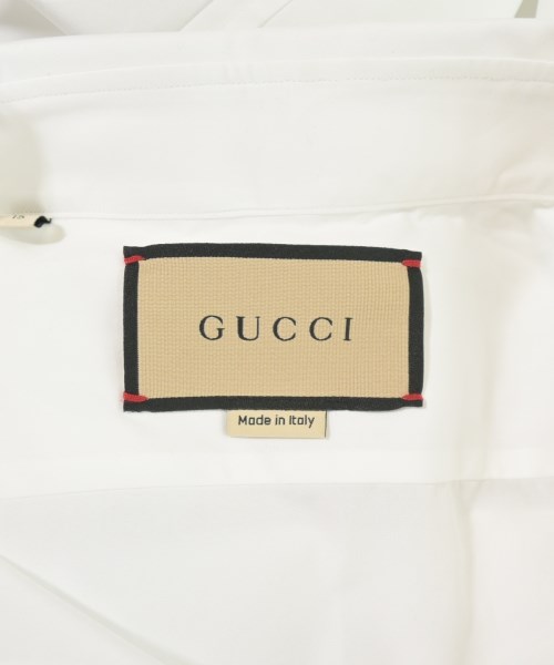 GUCCI（グッチ）ドレスシャツ 白 サイズ:38(S位) メンズ/2200716420033