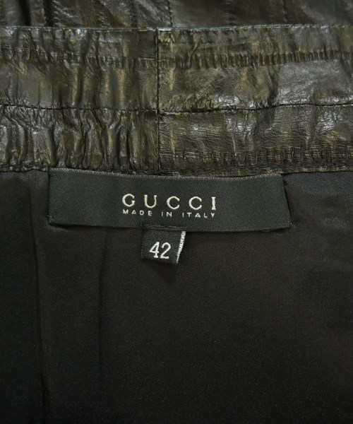 GUCCI（グッチ）ひざ丈スカート 黒 サイズ:42(M位) レディース/2200717022052
