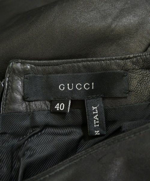 GUCCI（グッチ）ひざ丈スカート 黒 サイズ:40(M位) レディース/2200717022069