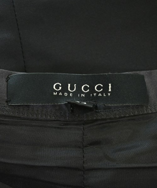 GUCCI（グッチ）ひざ丈スカート 黒 サイズ:44(L位) レディース/2200717022137