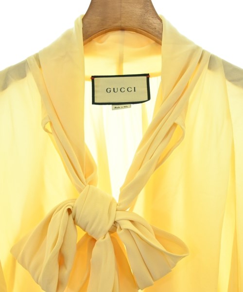 GUCCI（グッチ）ブラウス 黄 サイズ:36(XS位) レディース/2200717402090