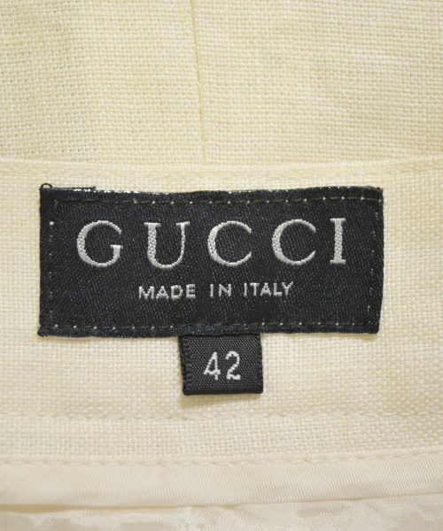 GUCCI（グッチ）ひざ丈スカート 白 サイズ:42(M位) レディース/2200717437047
