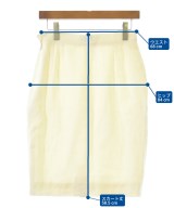 GUCCI（グッチ）ひざ丈スカート 白 サイズ:42(M位) レディース/2200717437047