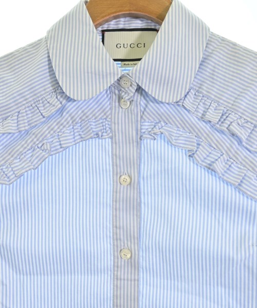 GUCCI（グッチ）カジュアルシャツ 青 サイズ:36(XS位) レディース/2200717651061