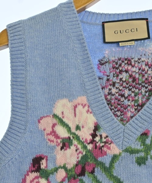 GUCCI（グッチ）ベスト/ノースリーブ 青 サイズ:S レディース/2200714225074