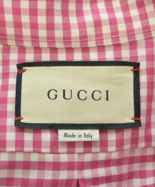 GUCCI（グッチ）カジュアルシャツ ピンク サイズ:50(XL位) メンズ/2200718016098