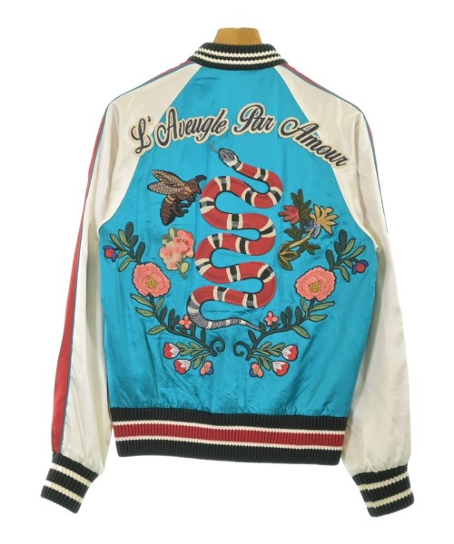 GUCCI（グッチ）スタジャン 青 サイズ:40(XS位) メンズ/2200719326011