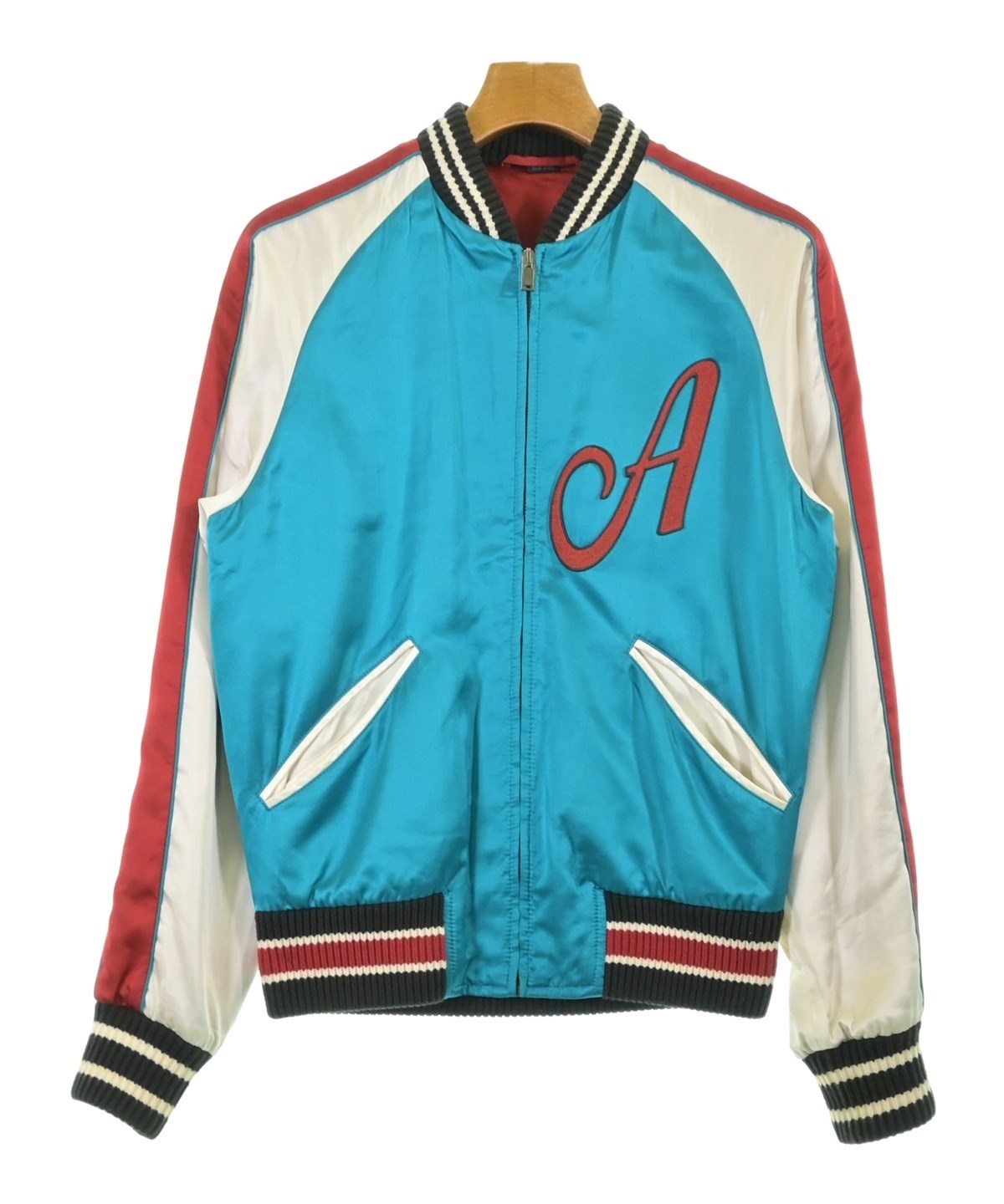 GUCCI（グッチ）スタジャン 青 サイズ:40(XS位) メンズ/2200719326011