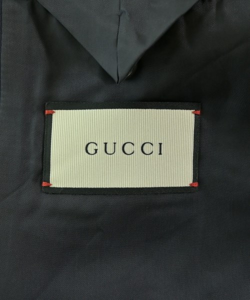 GUCCI（グッチ）ビジネス 紺 サイズ:48/48(L位) メンズ/2200719350047