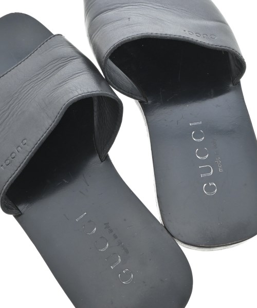 GUCCI（グッチ）サンダル 黒 サイズ:UK9(27.5cm位) メンズ/2200719662034