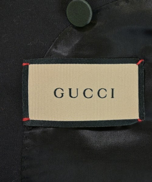 GUCCI（グッチ）テーラードジャケット 黒 サイズ:44(S位) メンズ/2200719667060