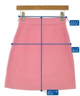 GUCCI（グッチ）ひざ丈スカート ピンク サイズ:38(S位) レディース/2200719667121