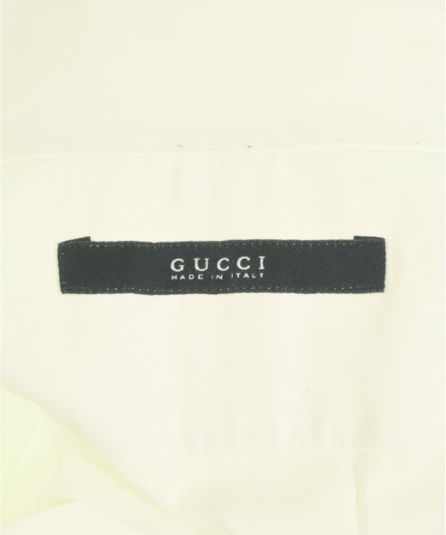 GUCCI（グッチ）ドレスシャツ 白 サイズ:-(L位) メンズ/2200645116069